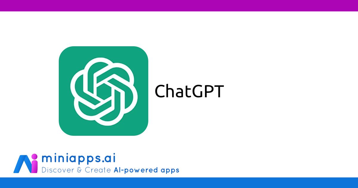 Chatgpt Free Ai Powered Chatbot Miniapps Ai Chatgpt Free Ai Powered Chatbot Miniapps Ai